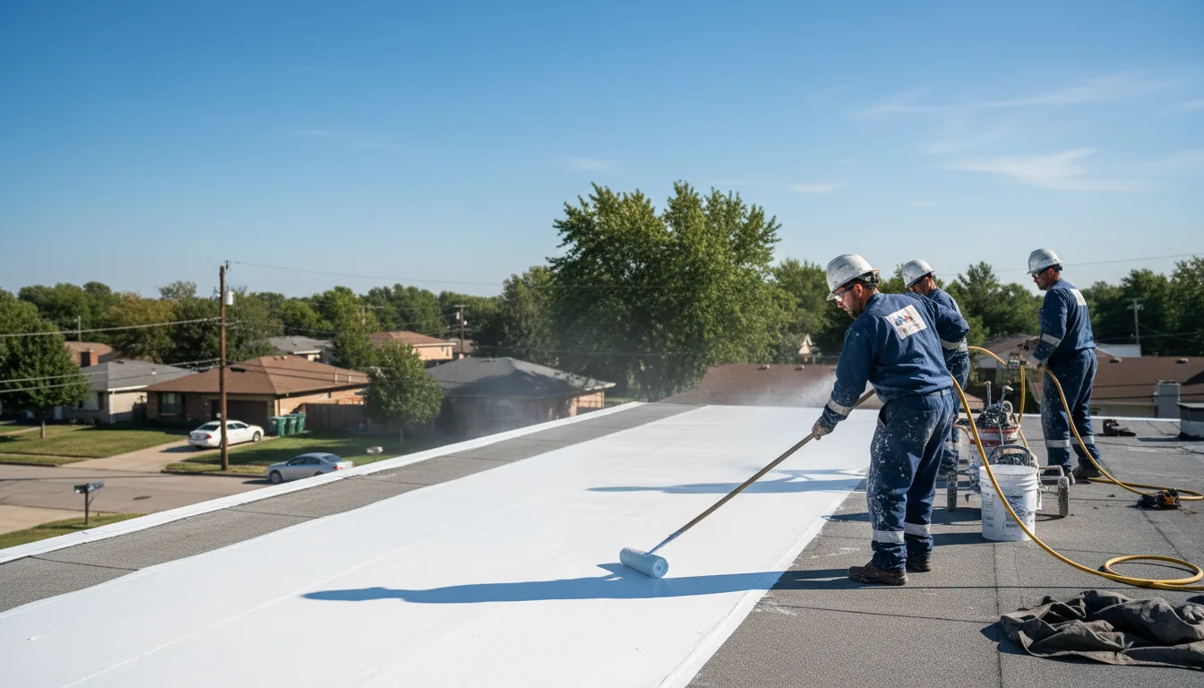 Commercial roof coating in Cheltenham, MD near me